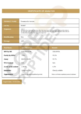 Tesamorelin Peptide